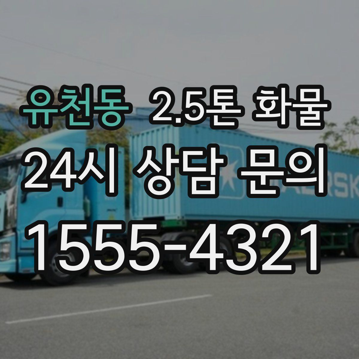 유천동 2.5톤 화물