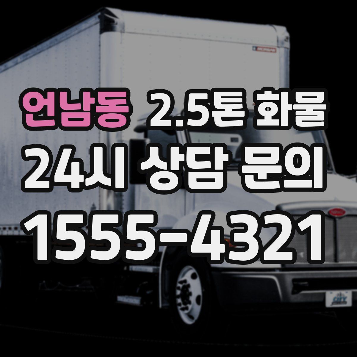 언남동 2.5톤 화물