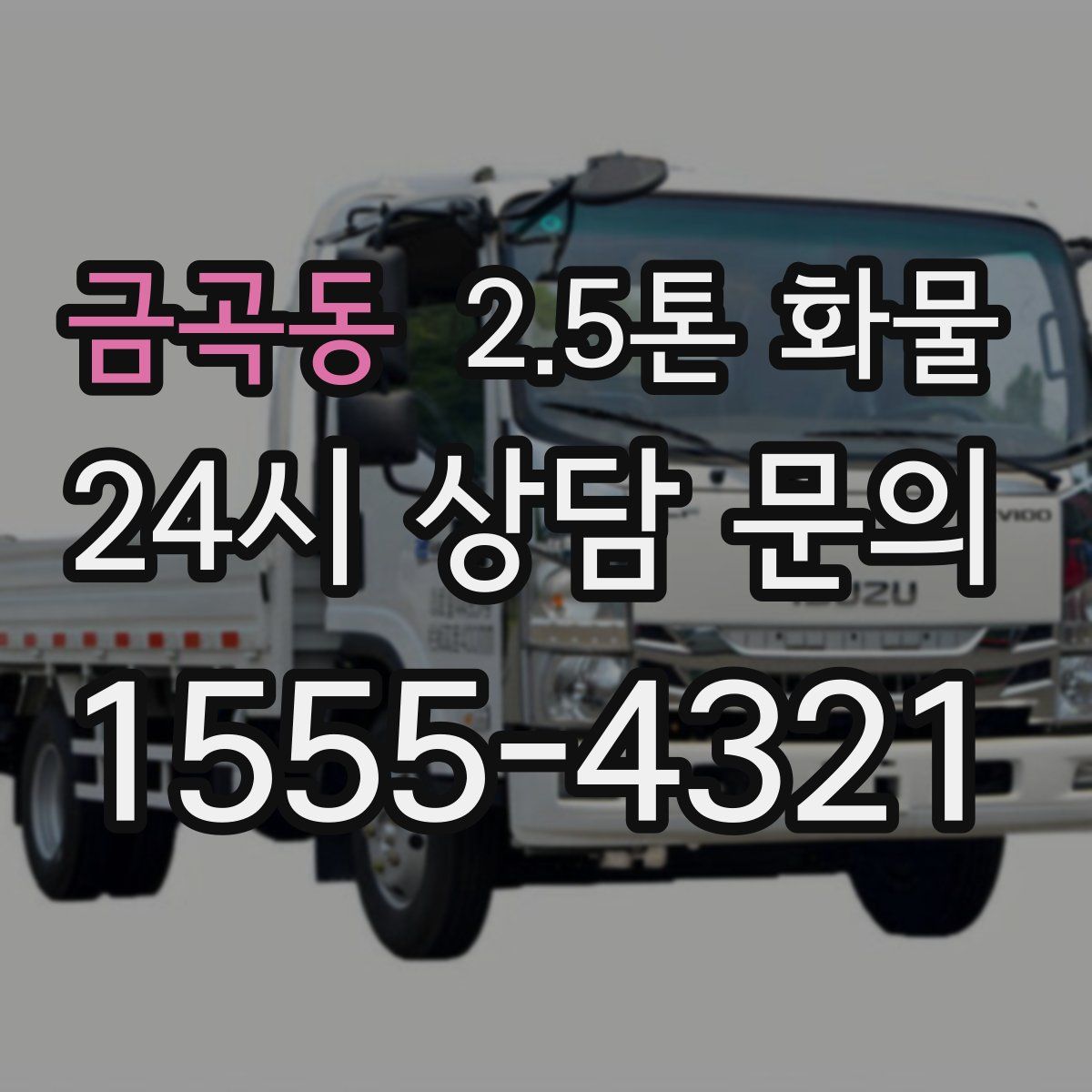 금곡동 2.5톤 화물