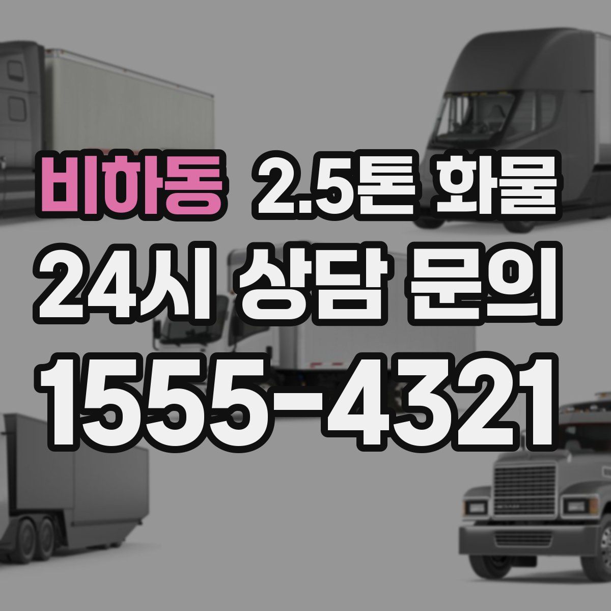 비하동 2.5톤 화물