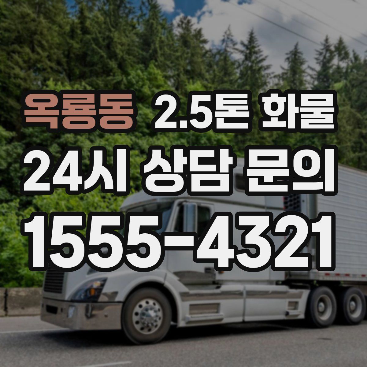 옥룡동 2.5톤 화물
