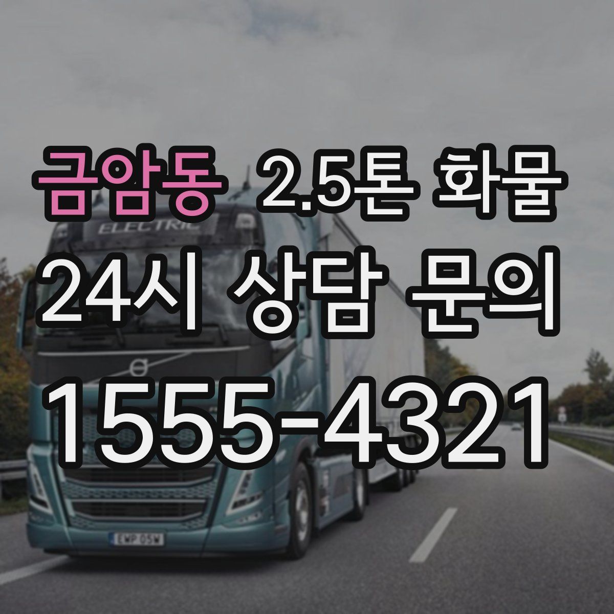 금암동 2.5톤 화물