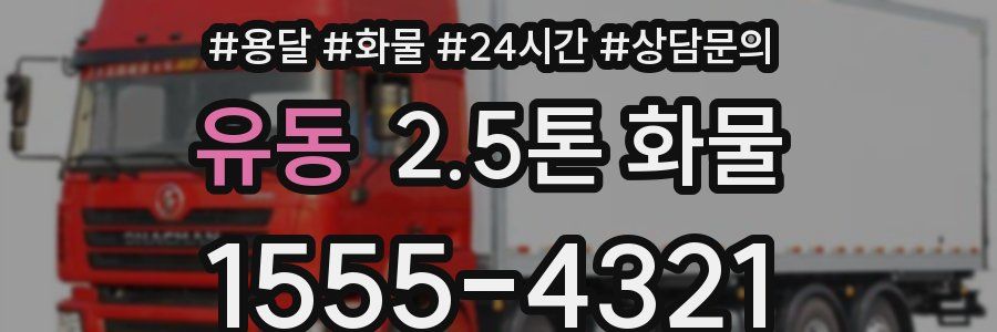 유동 2.5톤 화물
