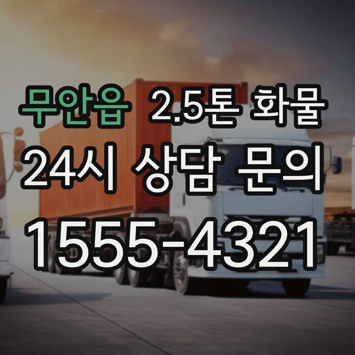 무안읍 2.5톤 화물