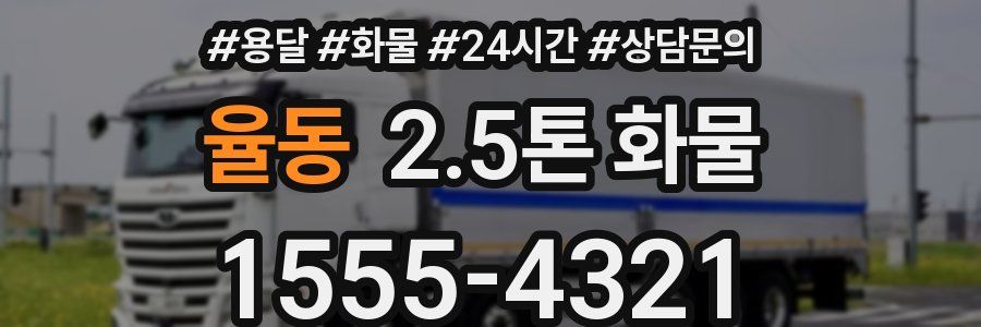 율동 2.5톤 화물