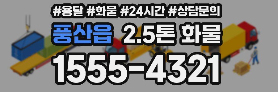 풍산읍 2.5톤 화물
