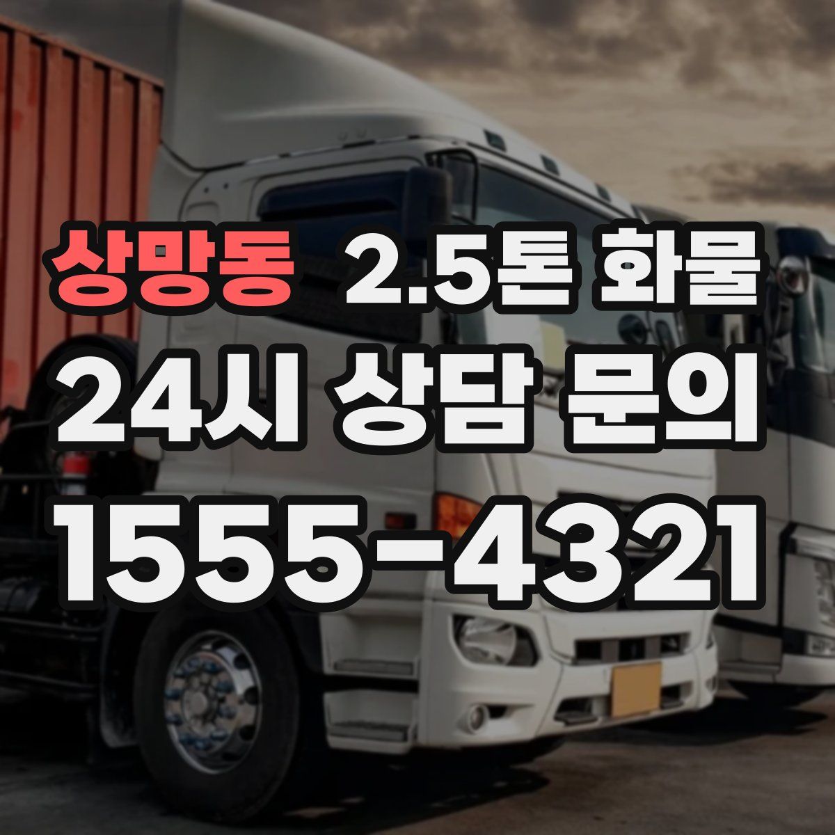 상망동 2.5톤 화물