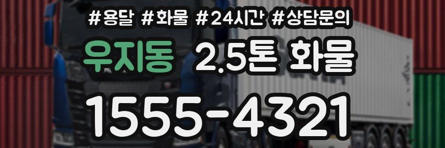 우지동 2.5톤 화물