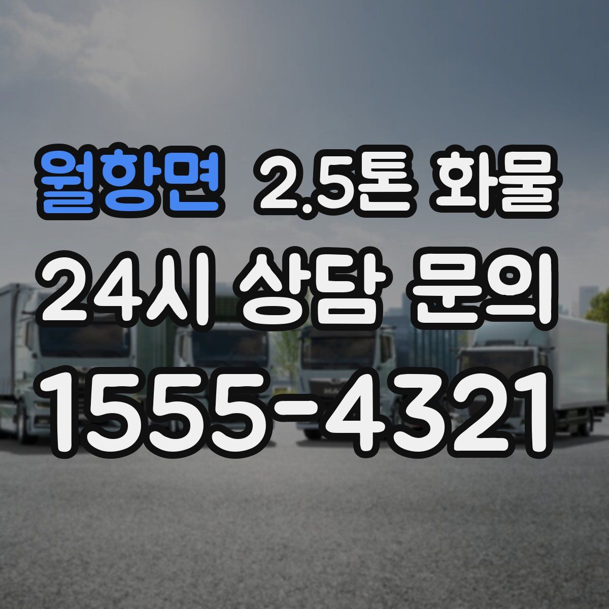 월항면 2.5톤 화물