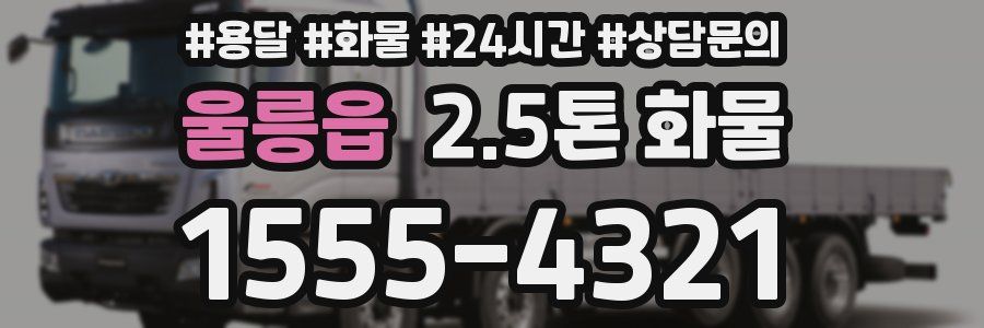 울릉읍 2.5톤 화물