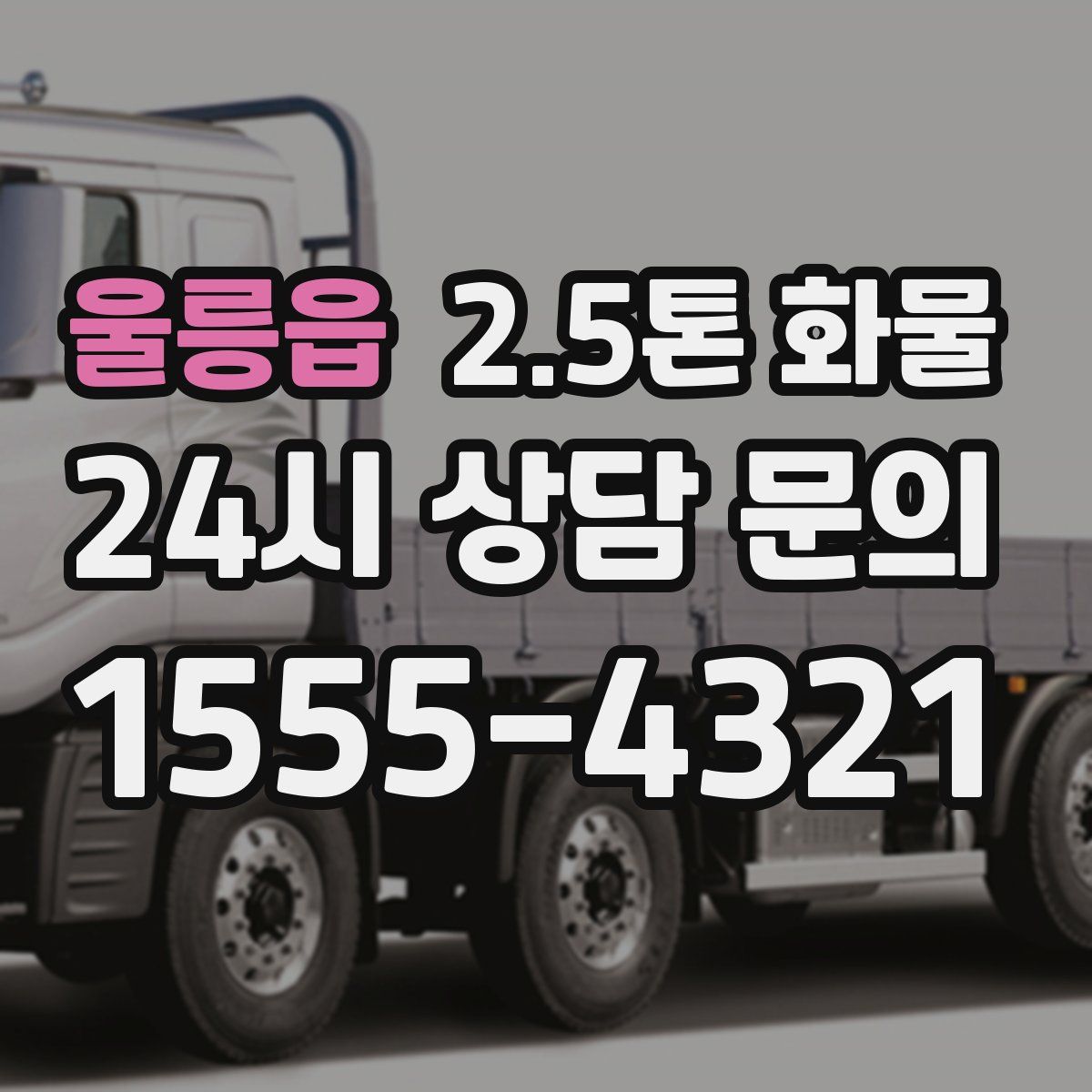 울릉읍 2.5톤 화물