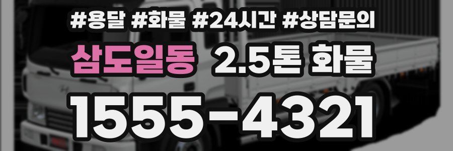 삼도일동 2.5톤 화물