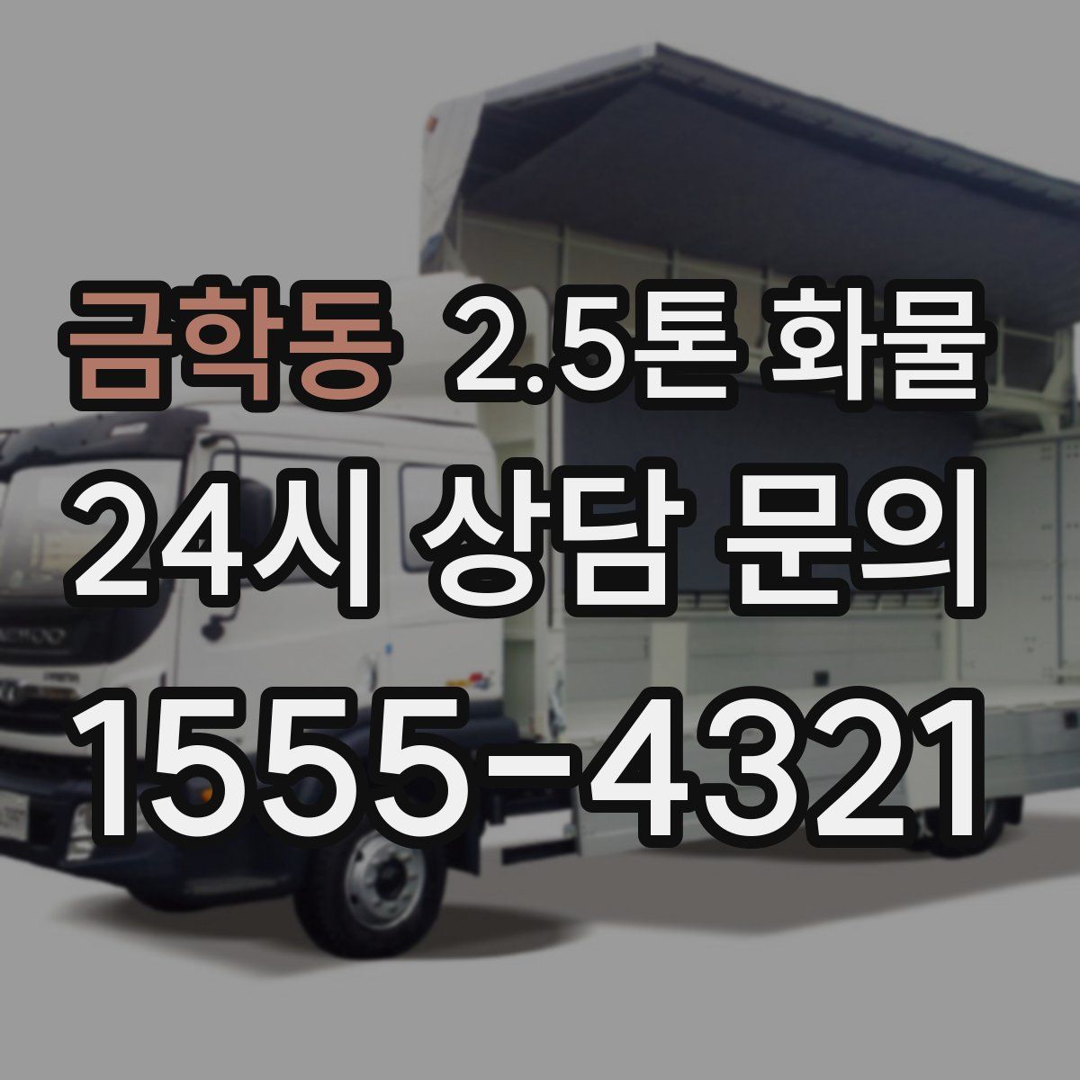 금학동 2.5톤 화물