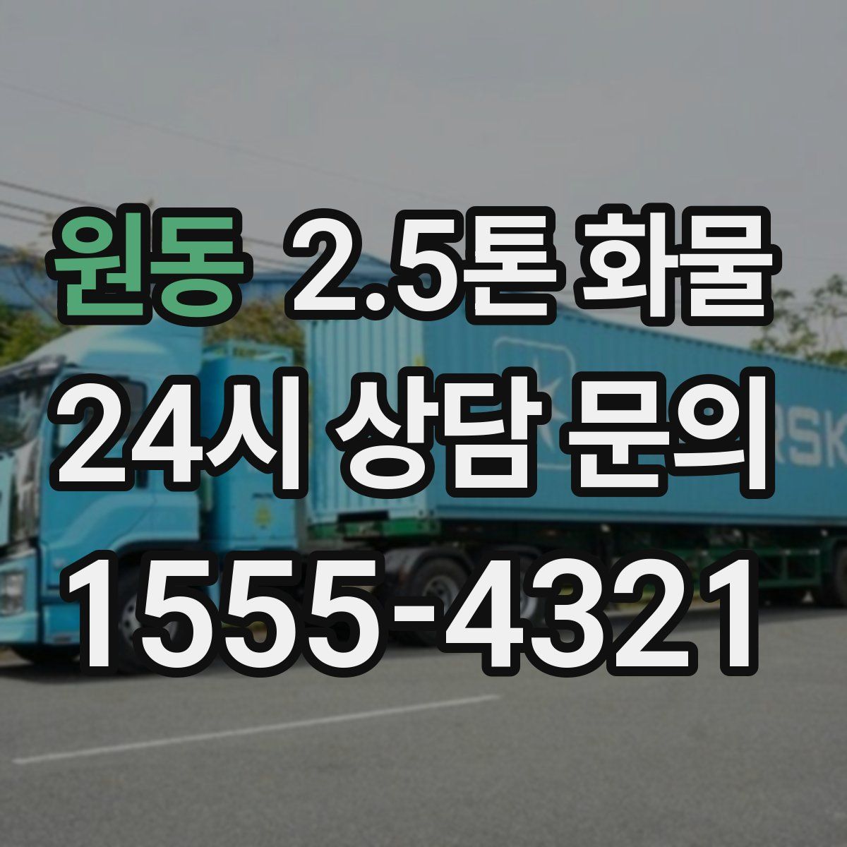원동 2.5톤 화물