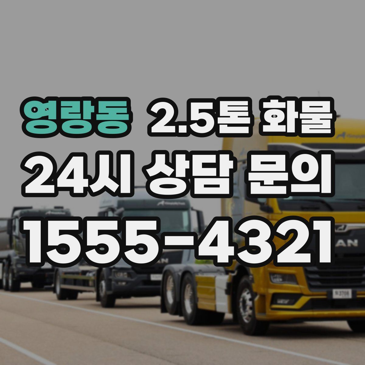 영랑동 2.5톤 화물