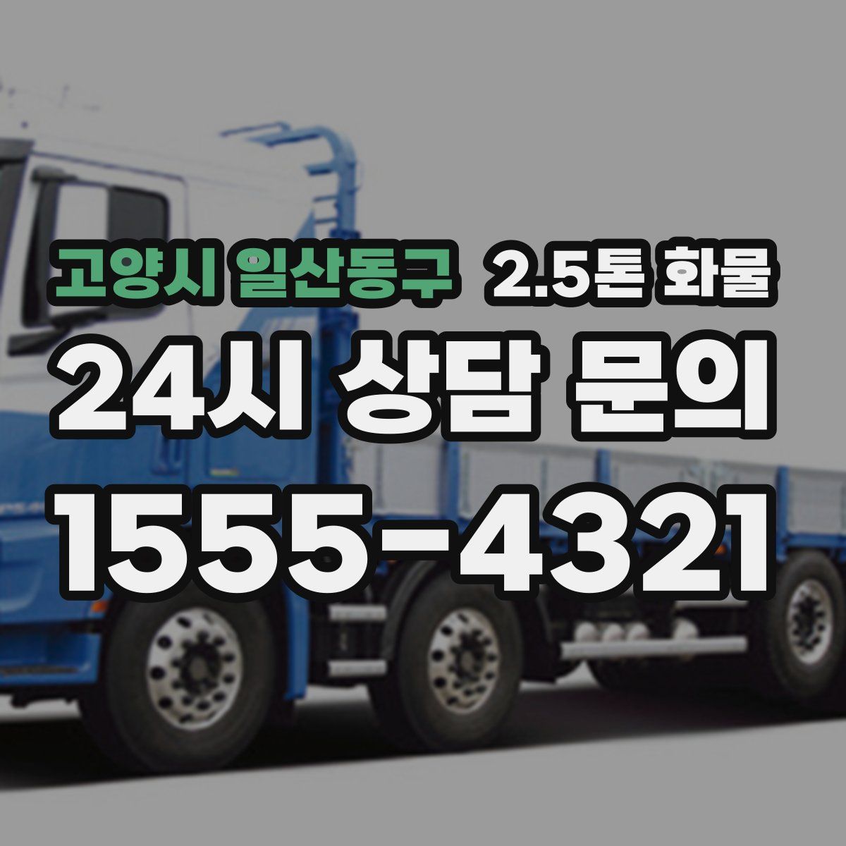 고양시 일산동구 2.5톤 화물