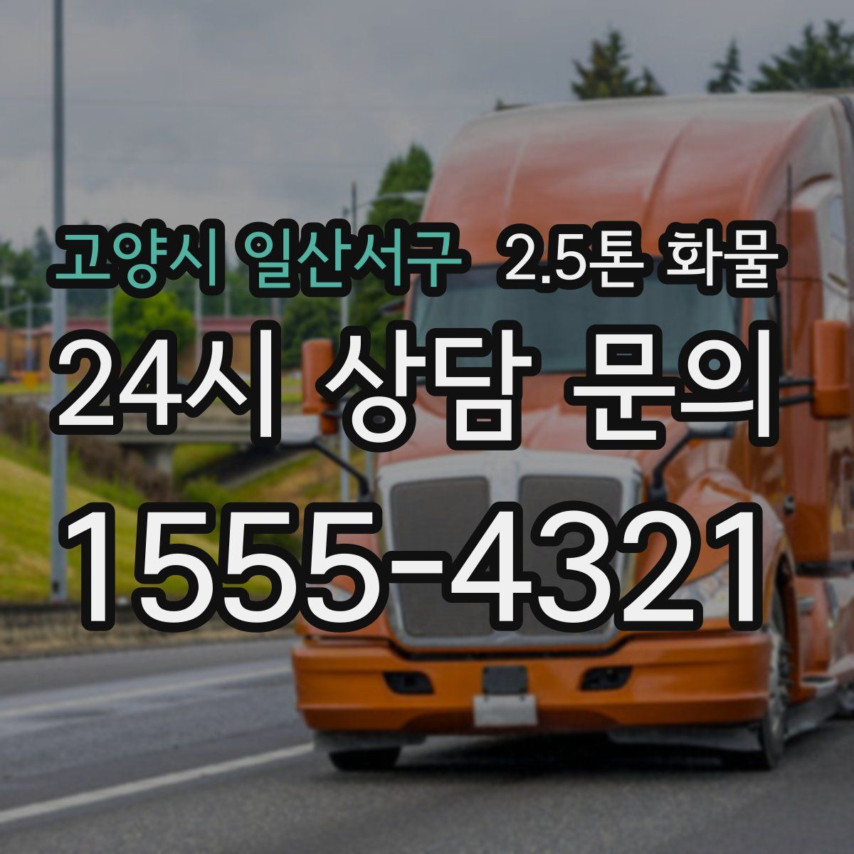 고양시 일산서구 2.5톤 화물