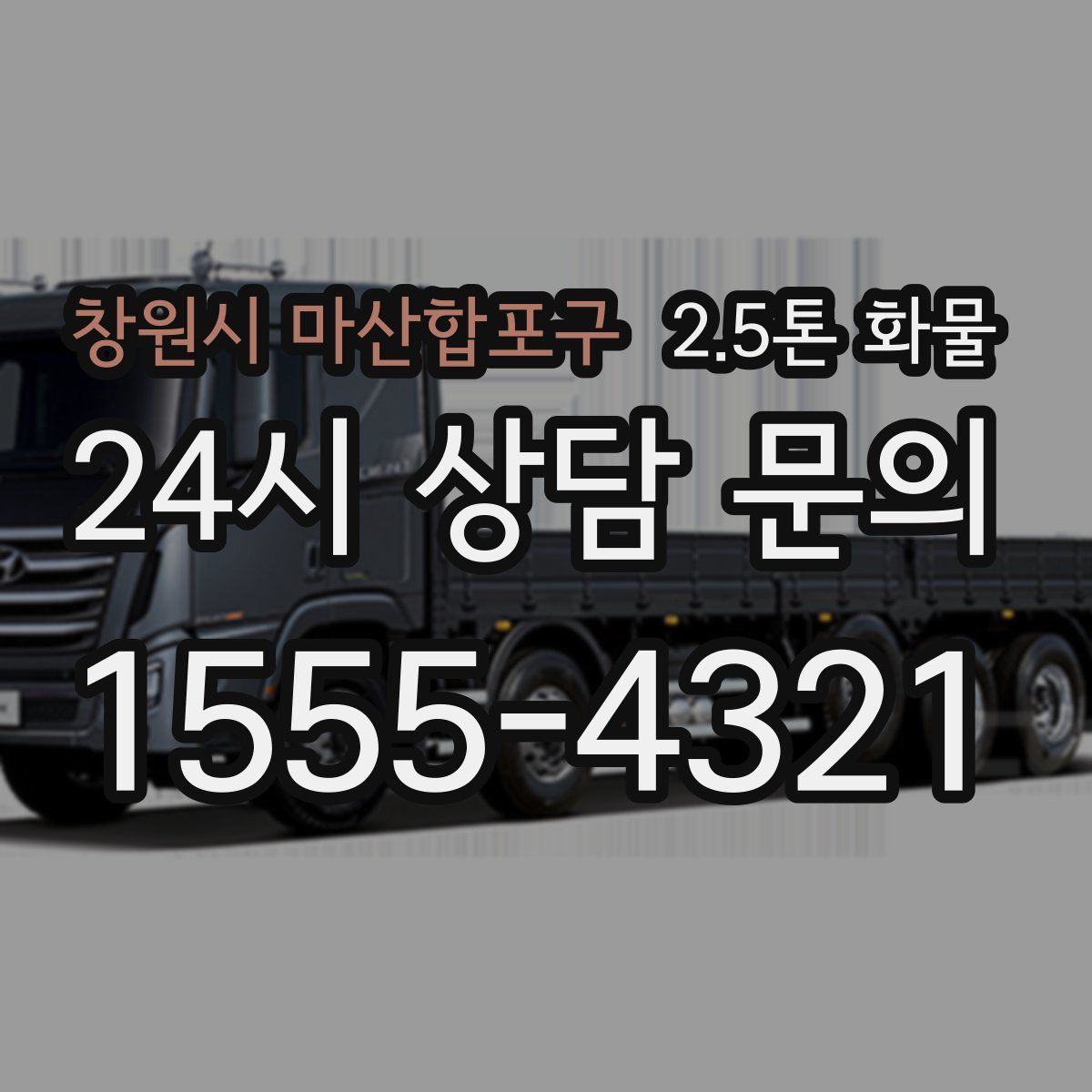 창원시 마산합포구 2.5톤 화물