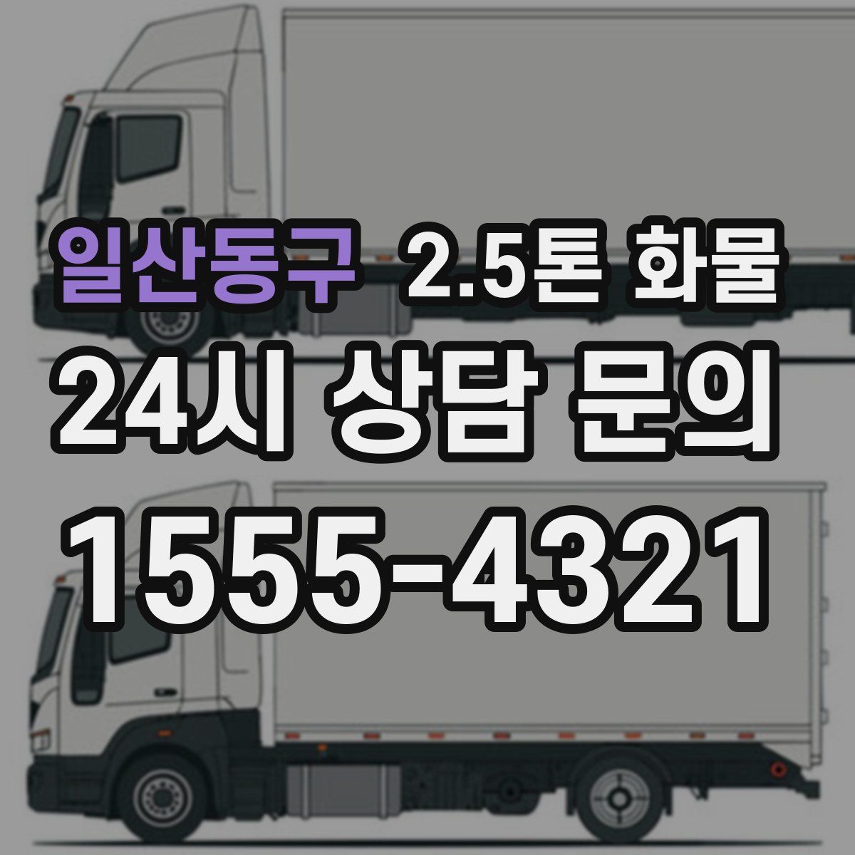 일산동구 2.5톤 화물