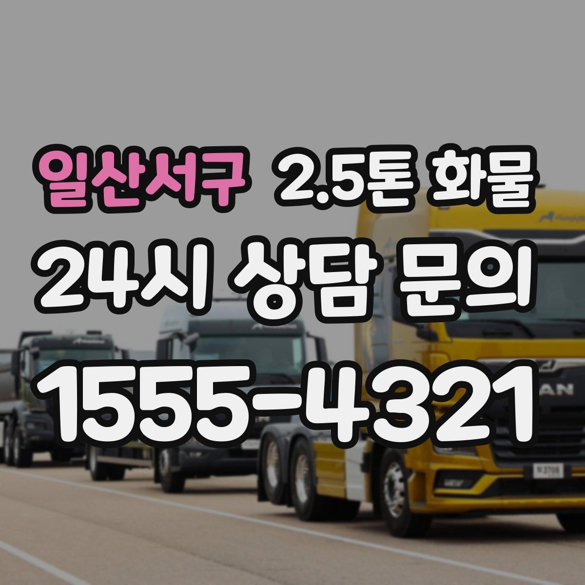 일산서구 2.5톤 화물