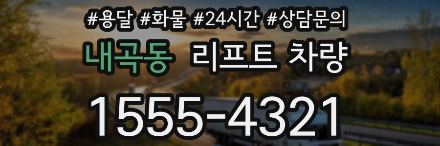 내곡동 리프트 차량