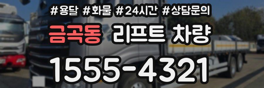 금곡동 리프트 차량