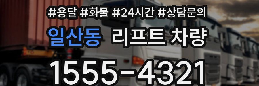 일산동 리프트 차량