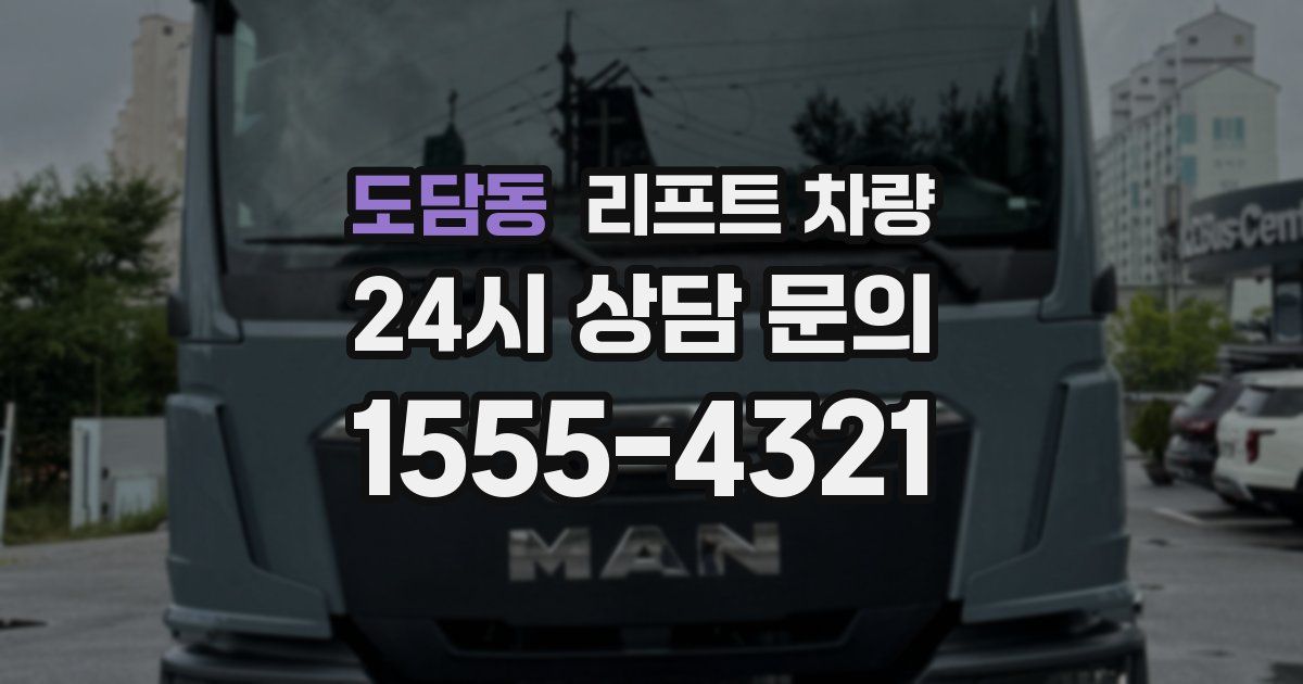 도담동 리프트 차량