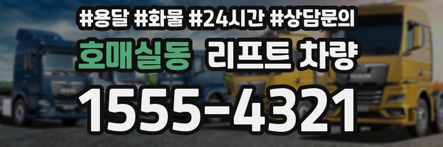 호매실동 리프트 차량