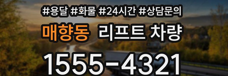 매향동 리프트 차량