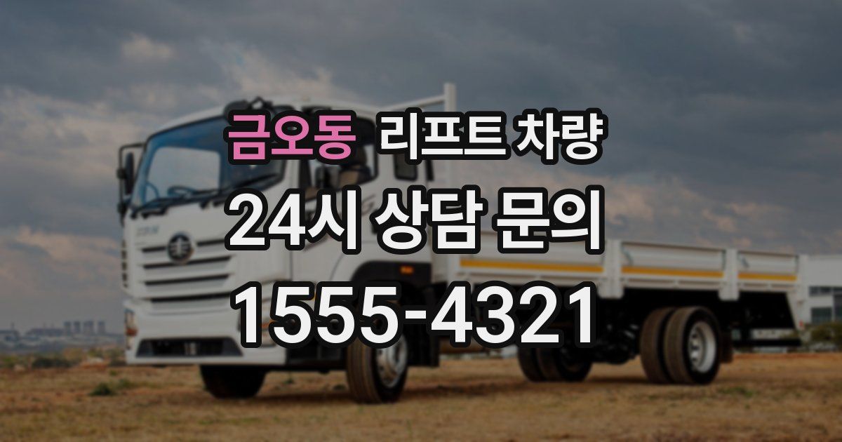 금오동 리프트 차량