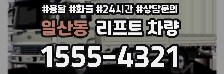 일산동 리프트 차량