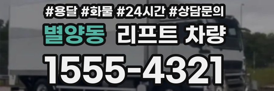 별양동 리프트 차량