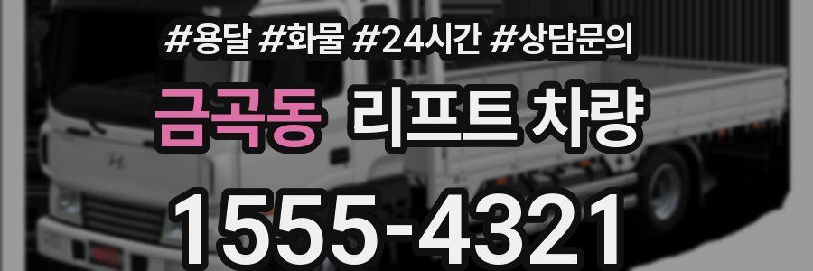 금곡동 리프트 차량