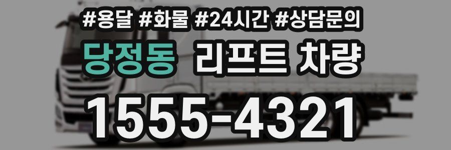 당정동 리프트 차량