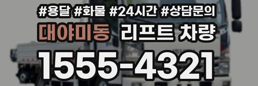 대야미동 리프트 차량