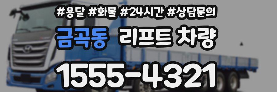 금곡동 리프트 차량