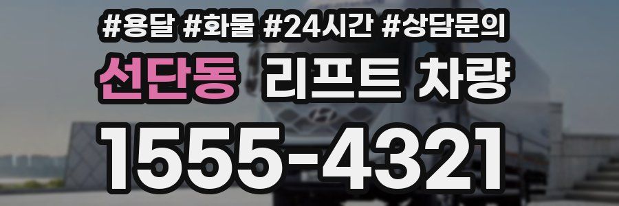 선단동 리프트 차량