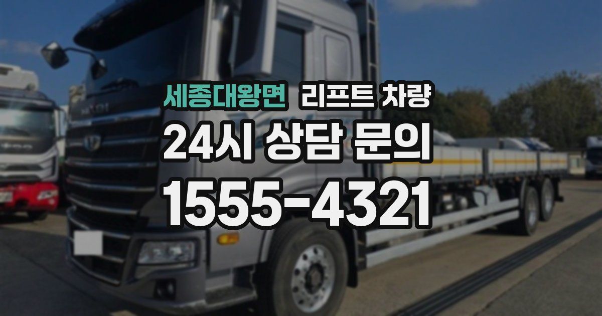 세종대왕면 리프트 차량