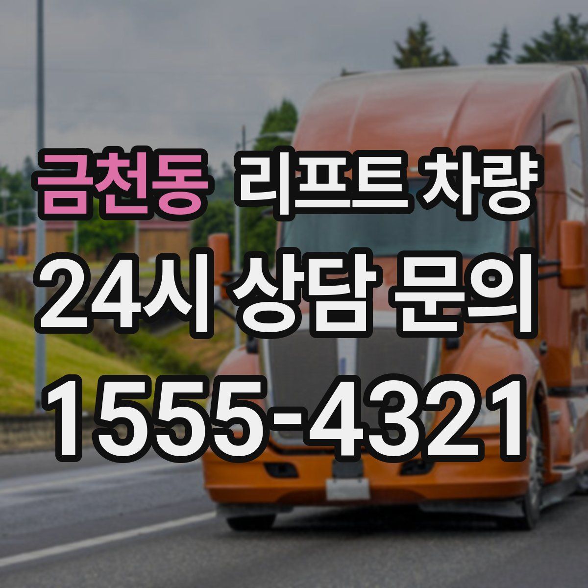 금천동 리프트 차량