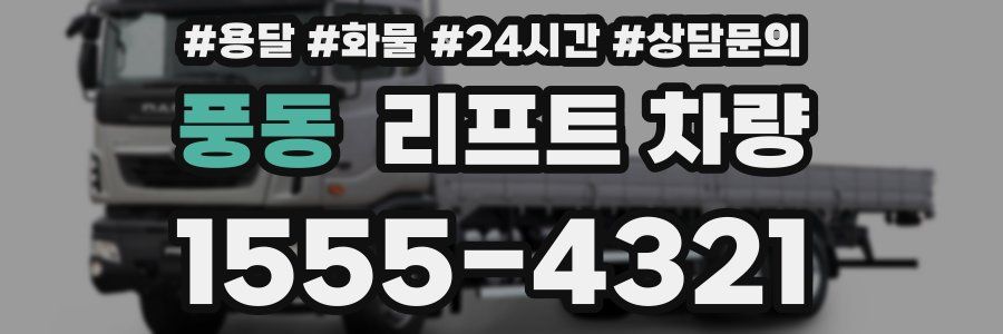 풍동 리프트 차량