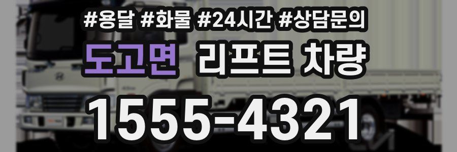도고면 리프트 차량