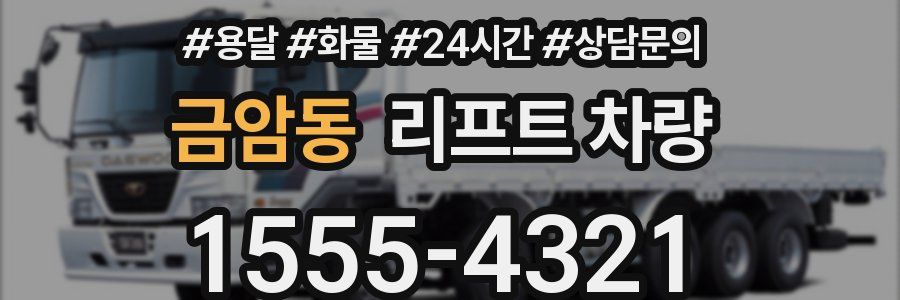 금암동 리프트 차량