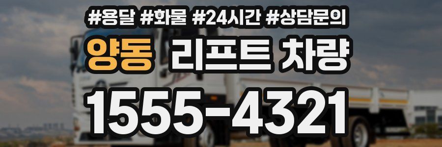 양동 리프트 차량
