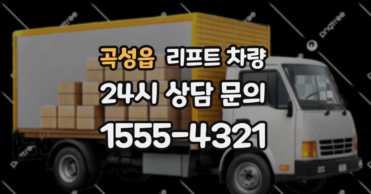 곡성읍 리프트 차량