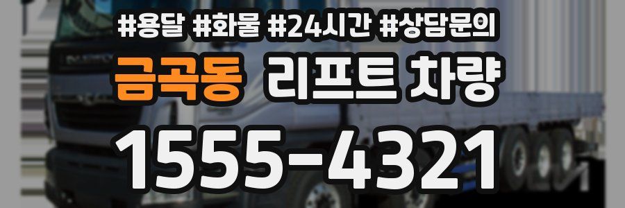 금곡동 리프트 차량