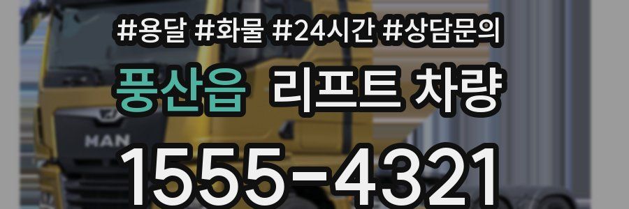 풍산읍 리프트 차량