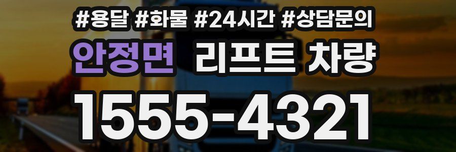 안정면 리프트 차량