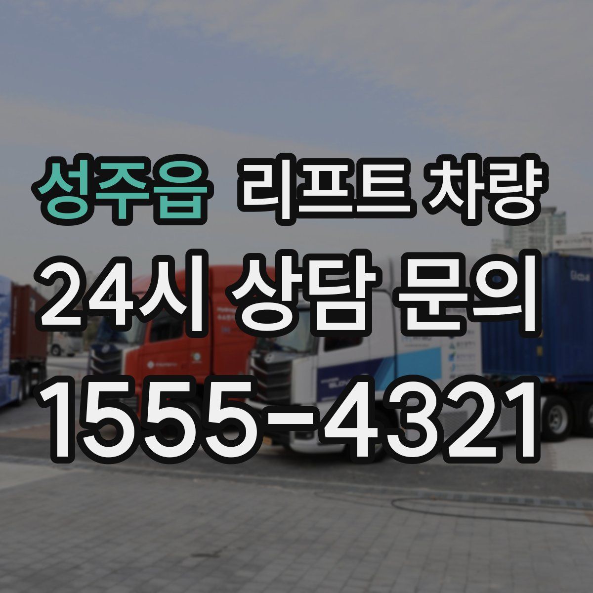 성주읍 리프트 차량