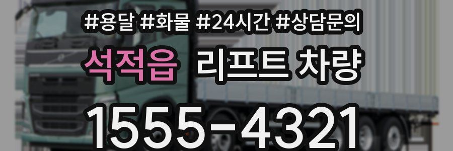 석적읍 리프트 차량